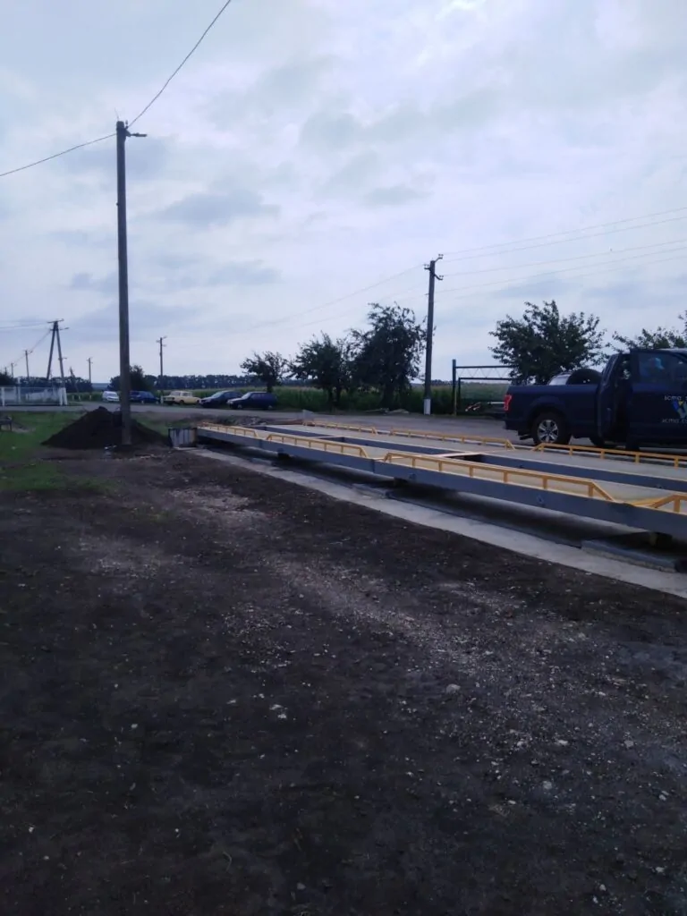 Черкаси Металлобетонні ваги ТИТАН - установка на об'єкті