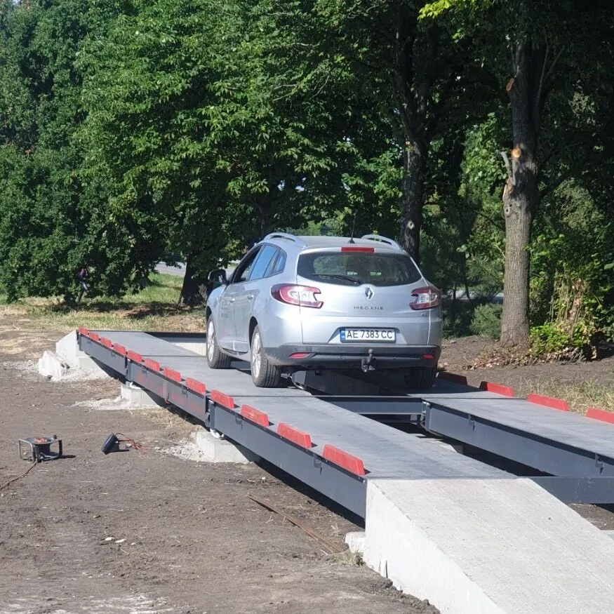 Нові автомобільні ваги від Криворізької вагової компанії в Кіровоградській облас - монтаж