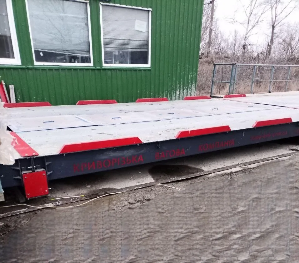 Встановлено нові ваги від Криворізької Вагової Компанії на одному з карєрів Дніп - установка на об'єкті