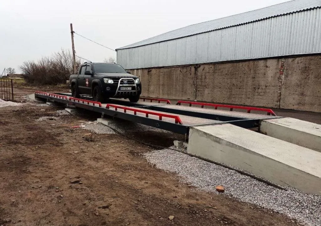 У Миколаївській області успішно встановлено залізобетонні ваги METAL-CONCRETE LI - установка на об'єкті