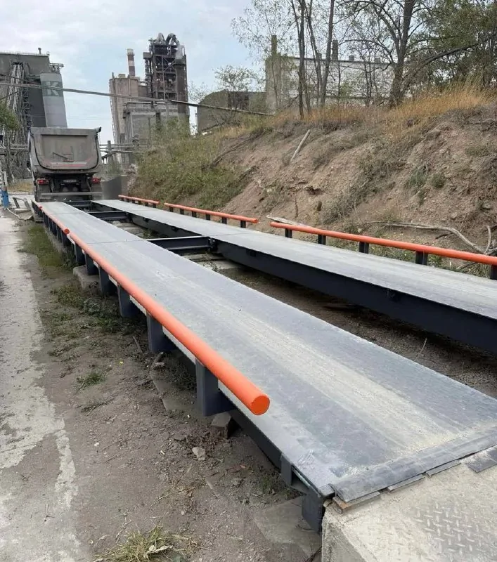 Встановлено нові автоваги 18м / 80т у Криворізькому районі - установка на об'єкті